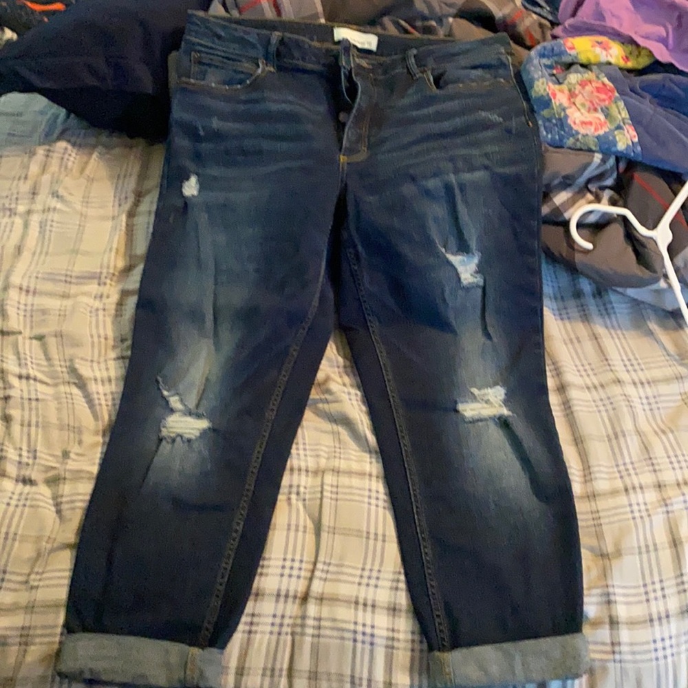 Maurices jeans size 16. Super stretchy